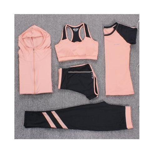 Traje deportivo profesional de fitness, traje holgado para correr, para mujer, talla grande, para yoga y principiantes.