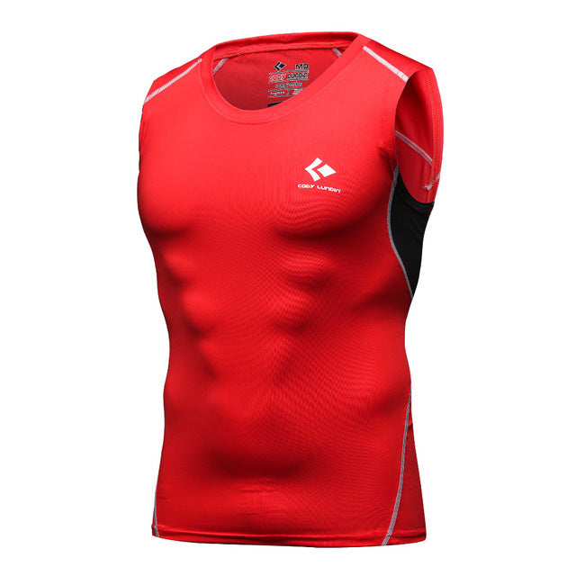 Mallas de entrenamiento para hombre, chaleco sin mangas, ropa deportiva