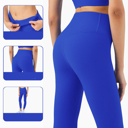 High-Waisted Peach Hips Fitness Pants