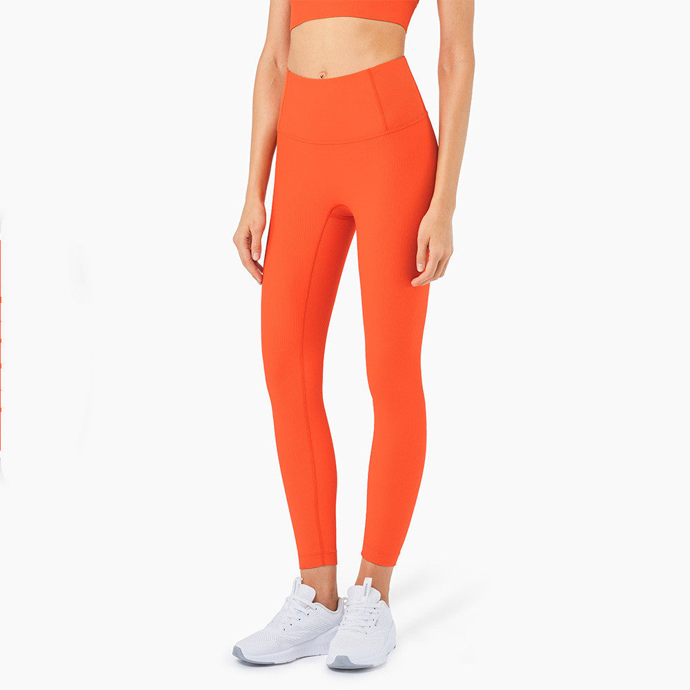 High-Waisted Peach Hips Fitness Pants