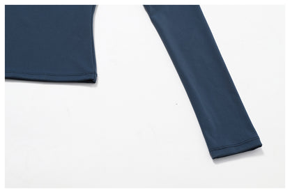 Women's Slim Long Sleeve Pullover Top Yoga Fashion Fitness Sports Clothing For Women