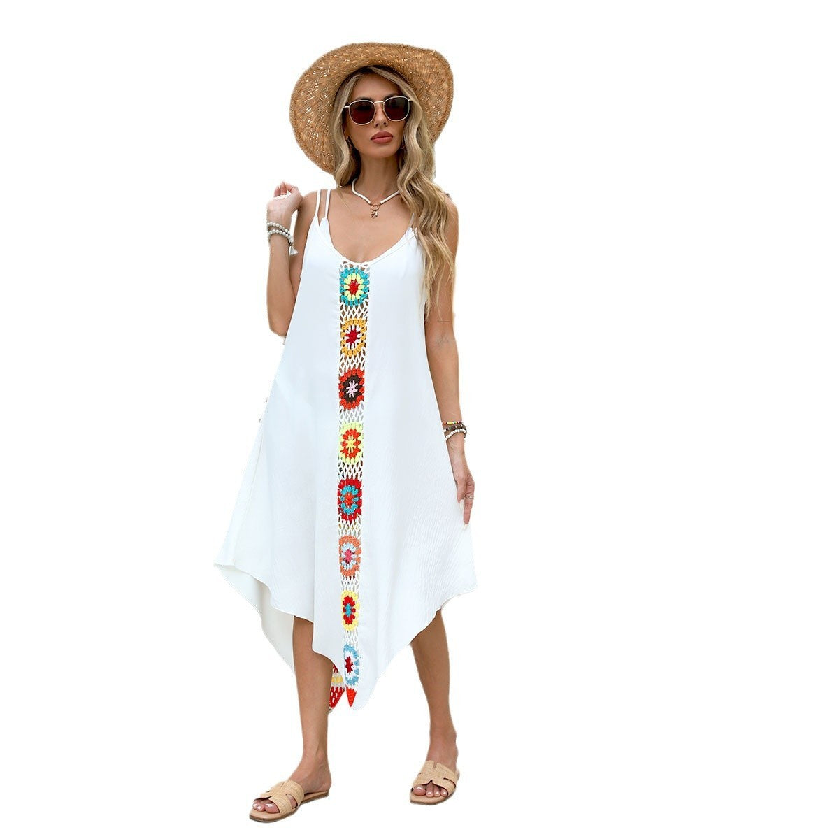 Beach Camisole Crochet Dress Swimsuit