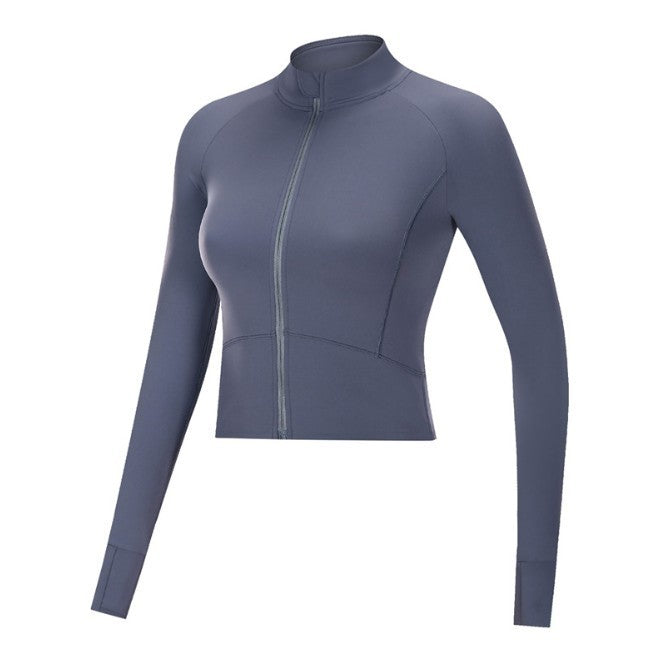 Cardigan running fitness suit