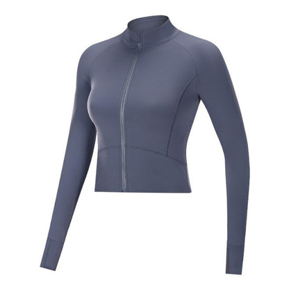 Cardigan running fitness suit
