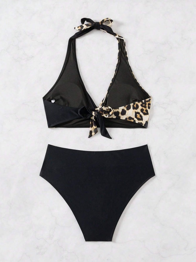 Women's Two-piece Casual Swimsuit P263 Decor