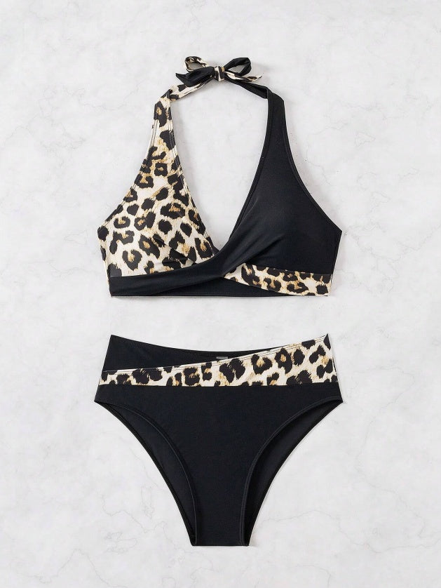 Women's Two-piece Casual Swimsuit P263 Decor