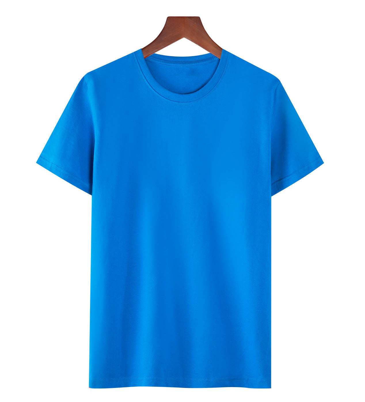 Solid Color Loose Half Sleeve Men's T-shirt