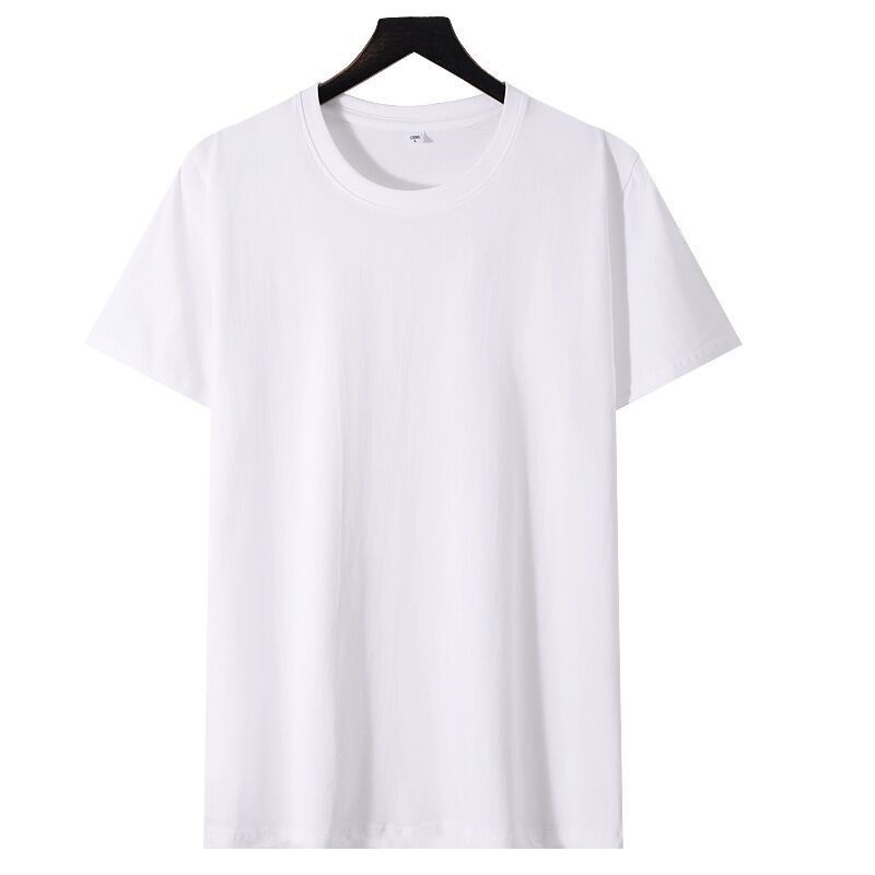 Solid Color Loose Half Sleeve Men's T-shirt